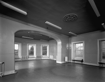 Scanned image of interior.
View from North of South room on ground floor.