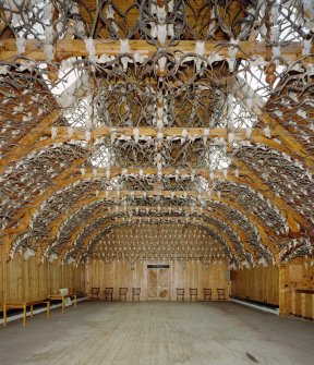 Interior view of ballroom.