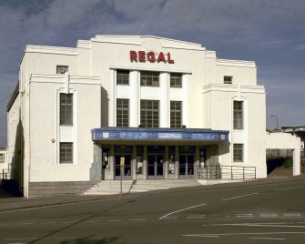 View of the Regal Cinema, Bathgate, from South.