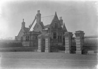 View of lodge, Montrave House.