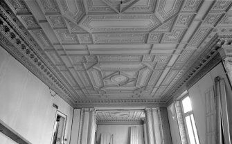 Interior, ground floor, ceiling in drawing room.