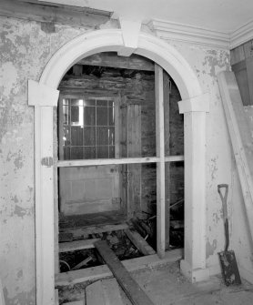 Interior.
Ground floor, view of entrance hall from N.