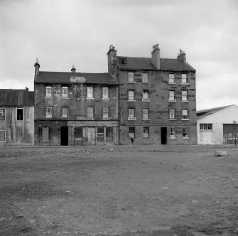 General view of houses in Thistle Street, Gorbals.
