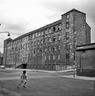 View of 'Mr Brown's cotton mill', Glasgow