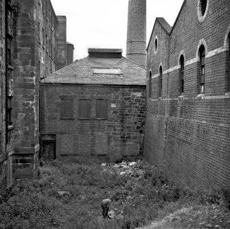 View of engine house, 'Mr Brown's cotton mill', Glasgow