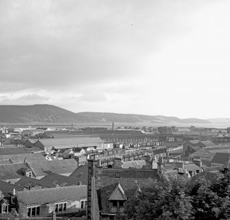 Distant view of Inverness Goods yard and Lochgordon Works