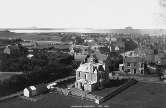 Scanned copy of historic photograph.
General view from church tower from SE.