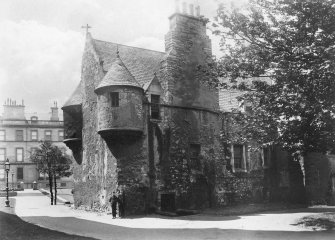 Exterior view from rear. Palmerston Place visible in background.