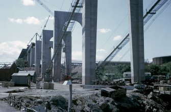 South viaduct piers. View south from south causeway.
Copy of original 35mm colour transparency
Survey of Private Collection