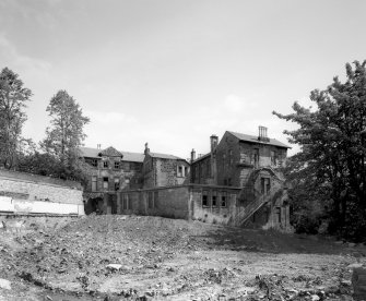 Scanned image of view from W.