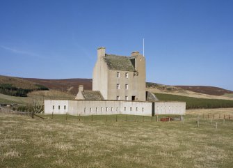 View from SW of Corgarff Castle.