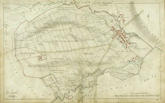Plan of the town and lands of Insch, from a book of plans of the estate of Leith Hall belonging to General Alex Hay of Rannas, surveyed by George Brown, 1797'.