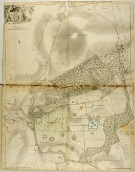 Plan of the Mains of Leith Hall, from a book of plans of the estate of Leith Hall belonging to General Alex Hay of Rannas, surveyed by George Brown, 1797'.