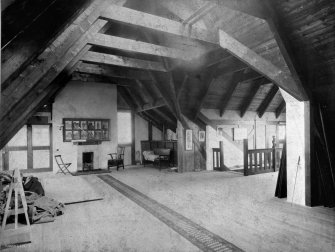 Scanned image of photographic view of studio.
Signed 'Annan 14677'.