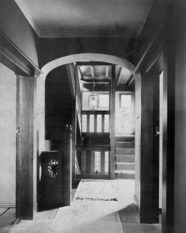 View of first floor staircase
Signed 'Annan 14676'.