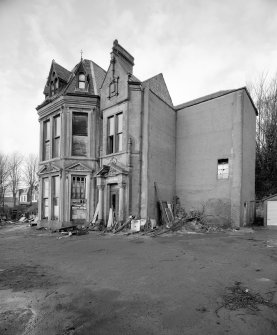 General view of remaining parts of original building, from SE.