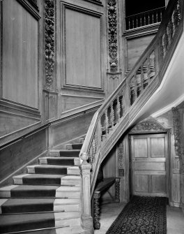 Hopetoun House, interior.
View of main staircase.