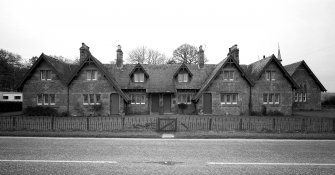 Kingscavil Cottages, view from NE.