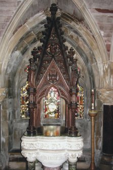 View of font.