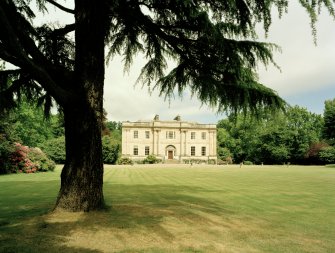 View from South of Inchyra House, Perthshire, showing forecourt.