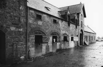 View of stables.