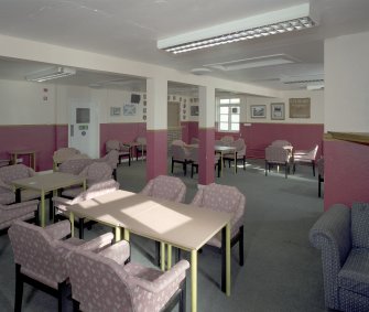 Interior view of 1935 Barrack Block showing Golf and Police Club room.