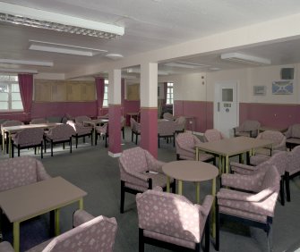 Interior view of 1935 Barrack Block showing Golf and Police Club room.