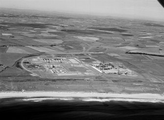 General oblique aerial view centred on the St Fergus Gas Terminal, looking to the WSW.