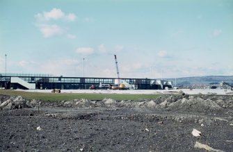 Glasgow Airport, Abbotsinch.
View of terminal building under construction.