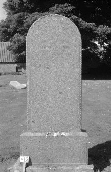 Digital copy of photograph of headstone commemorating James Walker, d.1920 and his wife, Isabella Macdonald, d.1931.
Survey no. 66
