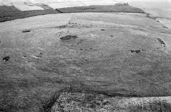 Oblique aerial view of Durn Hill, looking to the NW.