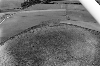 Oblique aerial view centred on the remains of the fort at Wheedlemont, looking to the S.