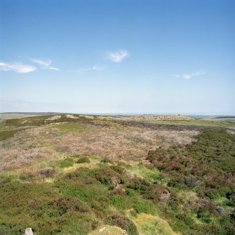 View of chambered cairn from SSW.
Digital copy of photograph.