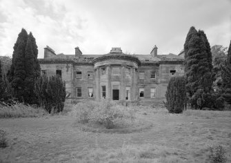 View of main block from E.