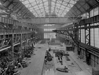 Glasgow, 739 South Street, North British Engine Works.
General view from North-East. Bay 'C', main workshop.