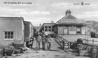 View of Kyle of Lochalsh railway station.
Inscribed: 'Pier and Station, Kyle of Lochalsh.'