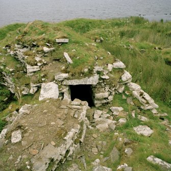 View from W of S side of broch