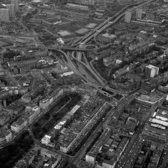 Oblique aerial view.