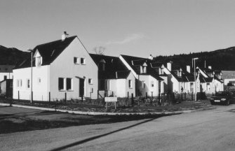 General view.
Printed on reverse: 'New houses at Balmacara Square, Lochalsh'.