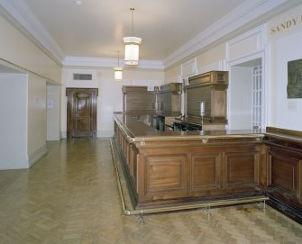 Interior. 1st floor, bar area, view from NE
