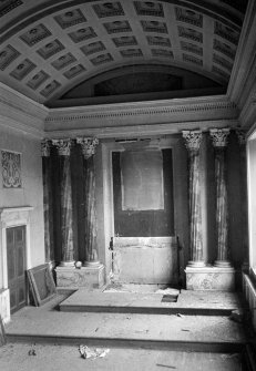 Interior. General view showing columns.