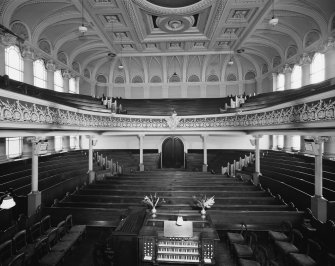 Glasgow, 18 John Street, John Street United Presbyterian Church, Interior.
General view of interior from North.