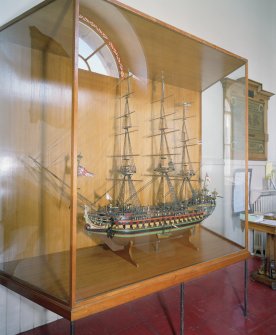 Interior. Detail of model ship