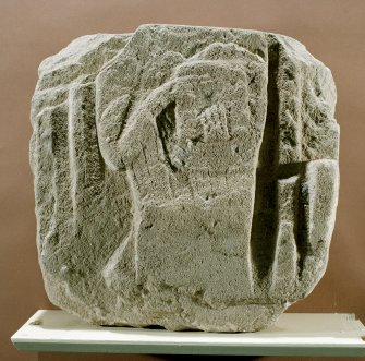 View of reverse of cross-slab fragment, (St Vigeans no.18).