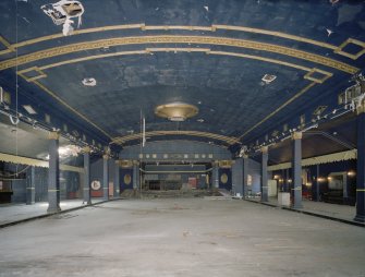 Interior view of the Plaza Ballroom, Glasgow, from NNE. Since demolished.