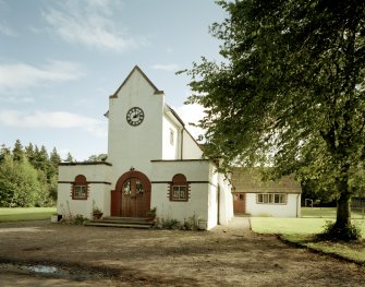 Forteviot Square, The Village Hall.
General view from N-N-W.