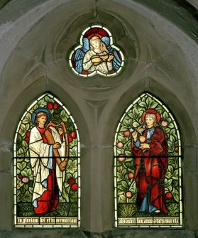 Interior. N aisle A Low Memorial stained glass window c.1902