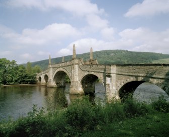 Oblique view of bridge from ESE