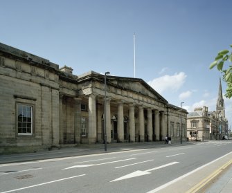 View of Sheriff Court from SE showing portico entrance