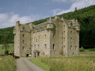 View of original tower house from ESE